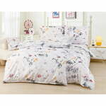 Bijele mikrosatenske posteljine za krevet 140x200 cm u setu od 6 kom Maria - My House
