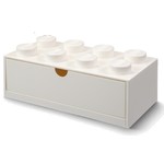 Bijela kutija s ladicom LEGO® Brick, 31,6 x 11,3 cm