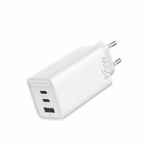 Vention 3-port USB (C C A) GaN Charger (65W 30W 30W) EU-Plug