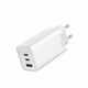 Vention 3-port USB (C C A) GaN Charger (65W 30W 30W) EU-Plug, White VEN-FEDW0-EU VEN-FEDW0-EU