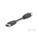 TE Connectivity USB kabel USB-A utikač, USB-B utikač 0.25 m 1487594-2