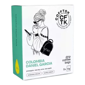 Kava u vrečici Cofftok Colombia Daniel Garcia 100% Arabica