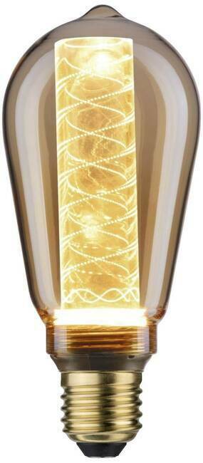 Inner Glow Edition LED žarulja spiralni uzorak E27 230V 230lm 4W 1800K zlato Paulmann 28598 LED E27 4 W zlatna (Ø x V) 64 mm x 145 mm 1 St.