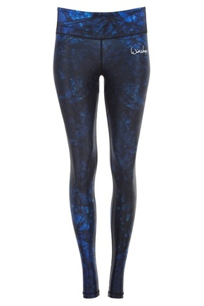Winshape Sportske hlače 'AEL102' crno plava / tamno plava / bijela