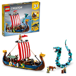 31132 LEGO® CREATOR Vikinški brod s Midgard Zmijom