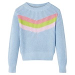 vidaXL Dječji džemper pleteni plavi 104