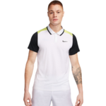 Muški teniski polo Nike Court Dri-Fit Advantage Polo - white/lt lemon twist/black/black
