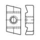 TOOLCRAFT 161572 navojne ploče za vijke s t glavom M10 čelik galvansko pocinčani 50 St.
