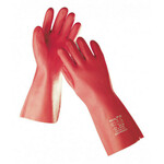 STANDARDNE rukavice 35cm kopča u PVC crvenoj boji - 10