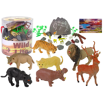 Large Figure Set Wild Animals Safari + Accessories 34 Elements