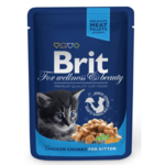 Brit Premium Cat Chicken Chunks for Kitten u aluminijskoj vrećici 24 x 100 g