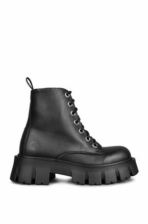 Altercore - Čizme Bartel - crna. Čizme iz kolekcije Altercore. Model izrađen od ekološke kože.