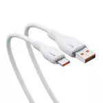 Kabel BASEUS, Pudding Series, USB-A na USB-C, 100W, 120cm, White, P10355703221-00