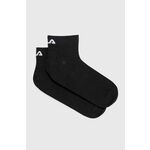 Čarape Fila (3-pack) za muškarce, boja: crna - crna. Kratke sokne iz kolekcije Fila. Model izrađen od elastičnog materijala. U setu tri para.