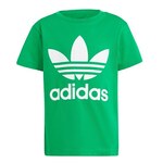 ADIDAS ORIGINALS Majica 'Adicolor Trefoil' travnato zelena / bijela