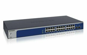 NETGEAR XS724EM Upravljano L2 10G Ethernet (100/1000/10000) 1U Plavo