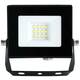 Heitronic LED reflektor BOLTON 2.0 10 w crni s 500 mm priključnim kabelom i slobodnim krajevima Heitronic BOLTON 2.0 VO-501409 vanjski LED reflektor 10 W toplo bijela