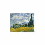 Reprodukcija slike Vincent Van Gogh - Wheat Field with Cypresses, 60 x 45 cm