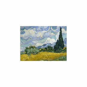 Reprodukcija slike Vincent Van Gogh - Wheat Field with Cypresses