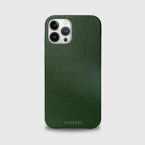 Kožna maskica za iPhone 12 Pro Emerald green