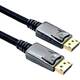 Roline DisplayPort priključni kabel DisplayPort utikač, DisplayPort utikač 1.00 m crna 11.04.5880 sa zaštitom DisplayPort kabel
