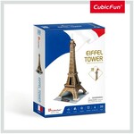 Cubic Fun 3D puzzle, mali, Eiffelov toranj, zlatni