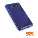 Nokia Lumia 820 plava silikonska maska