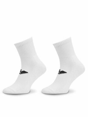 Set od 2 para muških visokih čarapa Emporio Armani 303222 4R300 00010 Bianco