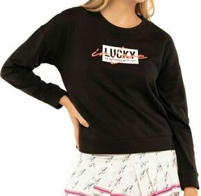 Ženski sportski pulover Lucky in Love Core Signature Lucky In Love Pullover - black