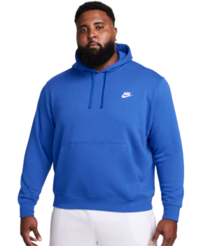 Muška sportski pulover Nike Sportswear Club Fleece Pullover Hoodie - game royal/game royal/white