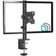 ONKRON Monitor Desk Mount for 13 to 34-Inch LCD LED OLED Screens up to 8 kg, Black D101E-B D101E-B