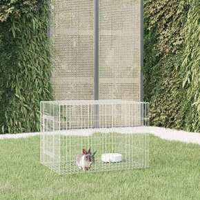 VidaXL Kavez za zečeve 78 x 54 x 54 cm od pocinčanog željeza