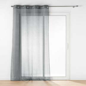 Siva prozirna zavjesa 140x240 cm Lissea – douceur d'intérieur
