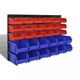 vidaXL Set zidnih kutija za alat, 30 kom , crvena i plava