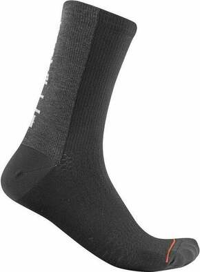 Castelli Bandito Wool 18 Black 2XL Biciklistički čarape