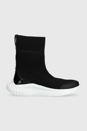 Tenisice Calvin Klein Jeans Eva Runner Sock Knit Wn YW0YW01204 Black/Bright White BEH