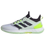 ADIDAS PERFORMANCE Sportske cipele 'Adizero Ubersonic 4.1' siva / neonsko zelena / crna / bijela