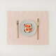 Ružičasti laneni podmetač Linen Tales, 35 x 45 cm