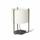 FARO 24020-31 | Drum-FA Faro stolna svjetiljka 43cm 1x E27 crno mat, opal, bež