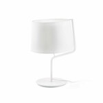 FARO 29332 | Berni Faro stolna svjetiljka 45cm 1x E27 bijelo mat, bijelo, bijelo