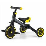 Milly Mally tricikl 3u1 Optimus, crno/žuti