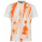 Muška majica Head Padel Tech T-Shirt - padel print/orange