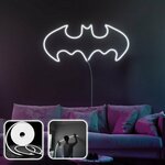 Opviq dekorativna zidna led svjetiljka, Batman Night - Large - White