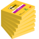 Blok samoljepljivi 76x76mm 90 listova Post-it 3M 654 ultra yellow Super Sticky