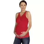Carriwell Potkošulja za trudnice, s potporom, bez šavova Crvena - L