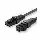 Vention Flat CAT.6 UTP Patch Cord Cable 15M Black VEN-IBABN VEN-IBABN