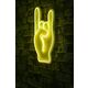 Ukrasna plastična LED rasvjeta, Rock N Roll Sign - Yellow