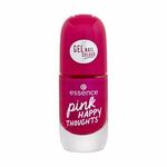 Essence Gel Nail Colour brzosušeći lak za nokte sa sjajnim efektom 8 ml nijansa 15 Pink Happy Thoughts