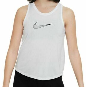 Majica kratkih rukava za djevojčice Nike Dri-Fit One Training Tank - white/black