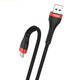 Foneng kabel USB na USB C, X82 3A, 1m (crni)